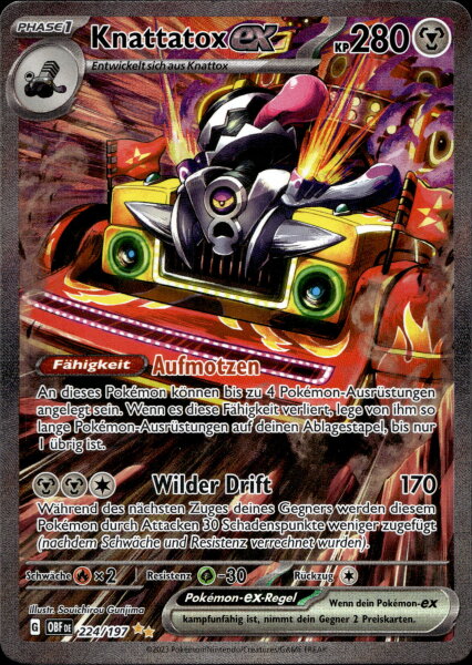 Knattatox-ex 224/197 Special Illustration Rare