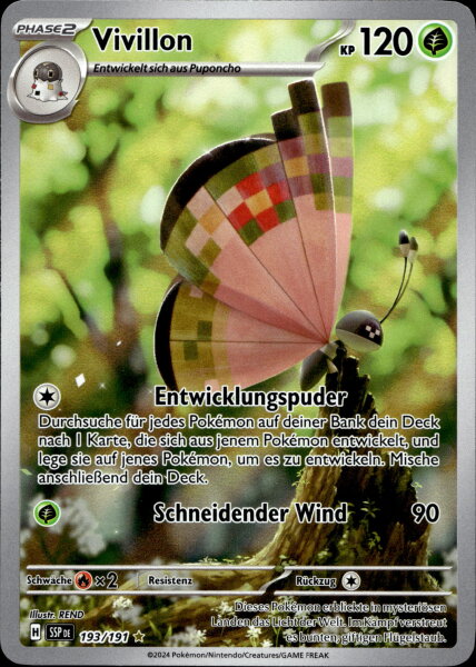 Vivillon 193/191 Illustration Rare