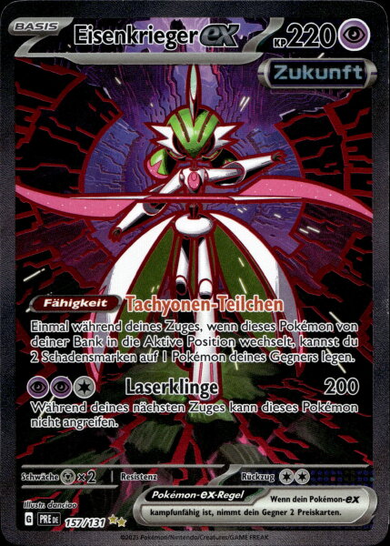 Eisenkrieger-ex 157/131 Special Illustration Rare