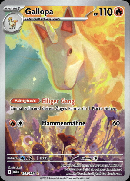 Gallopa 189/182 Illustration Rare