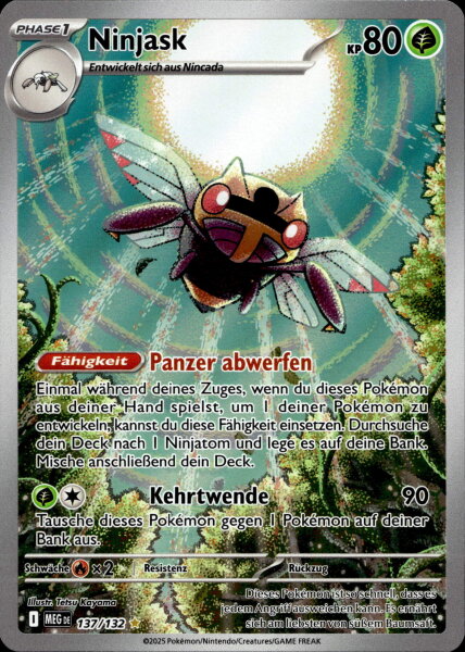 Ninjask 137/132 Illustration Rare