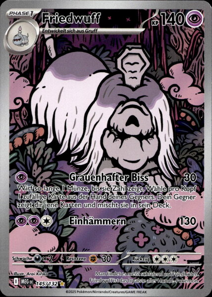 Friedwuff 145/132 Illustration Rare