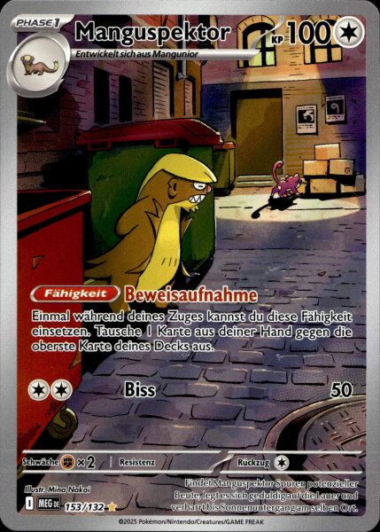 Manguspektor 153/132 Illustration Rare