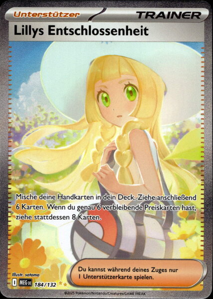 Lillys Entschlossenheit 184/132 Special Illustration Rare