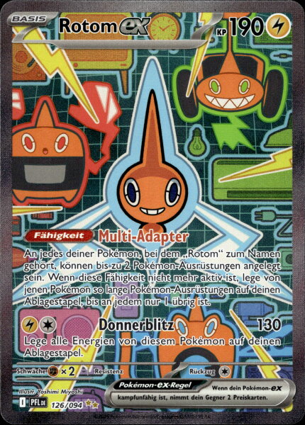 Rotom-ex 126/094 Special Illustration Rare